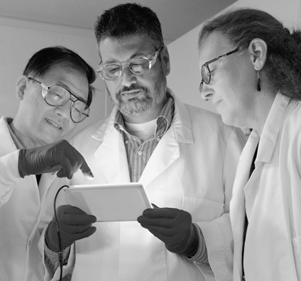 équipe-blouse-blanche